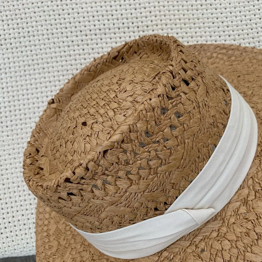 Vented Straw Panama Hat