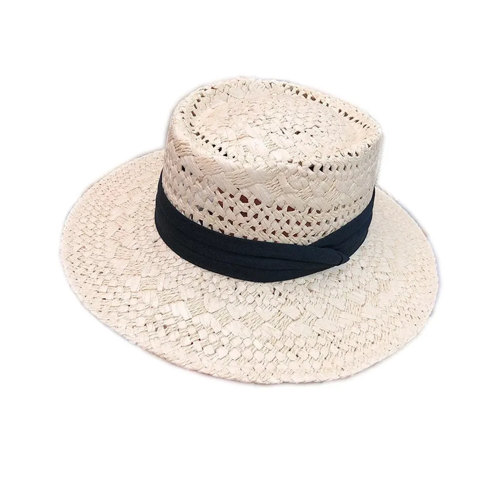 Vented Straw Panama Hat