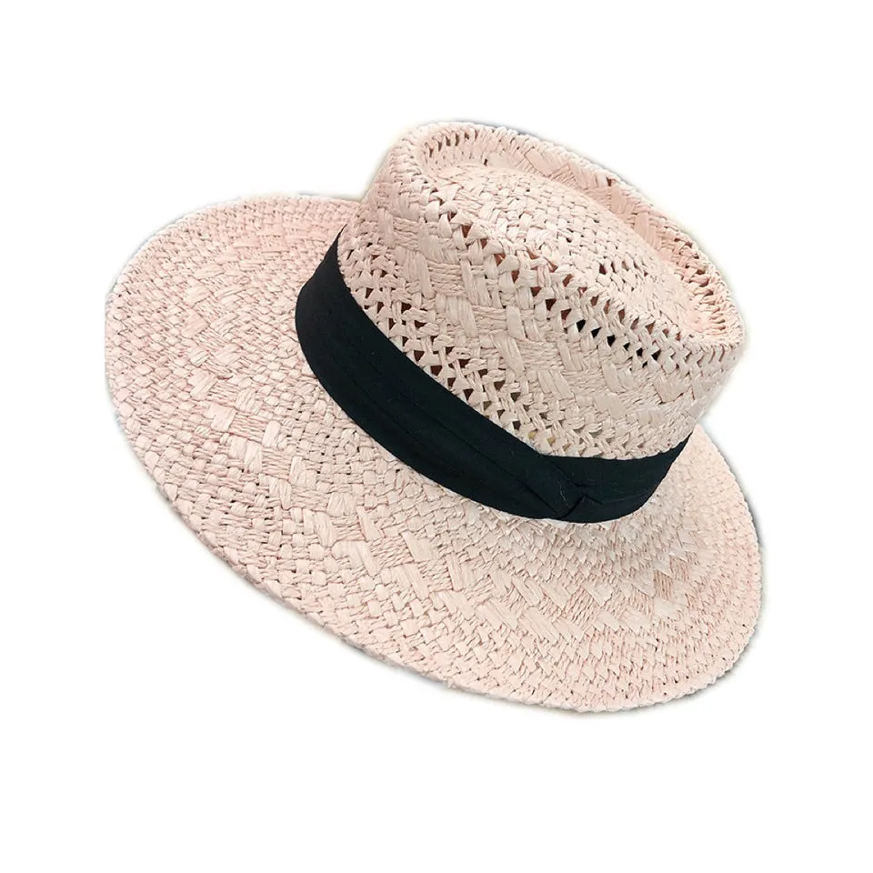 Vented Straw Panama Hat