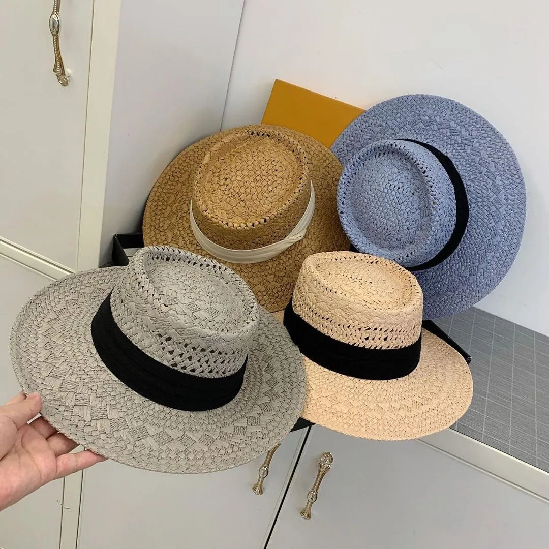 Vented Straw Panama Hat