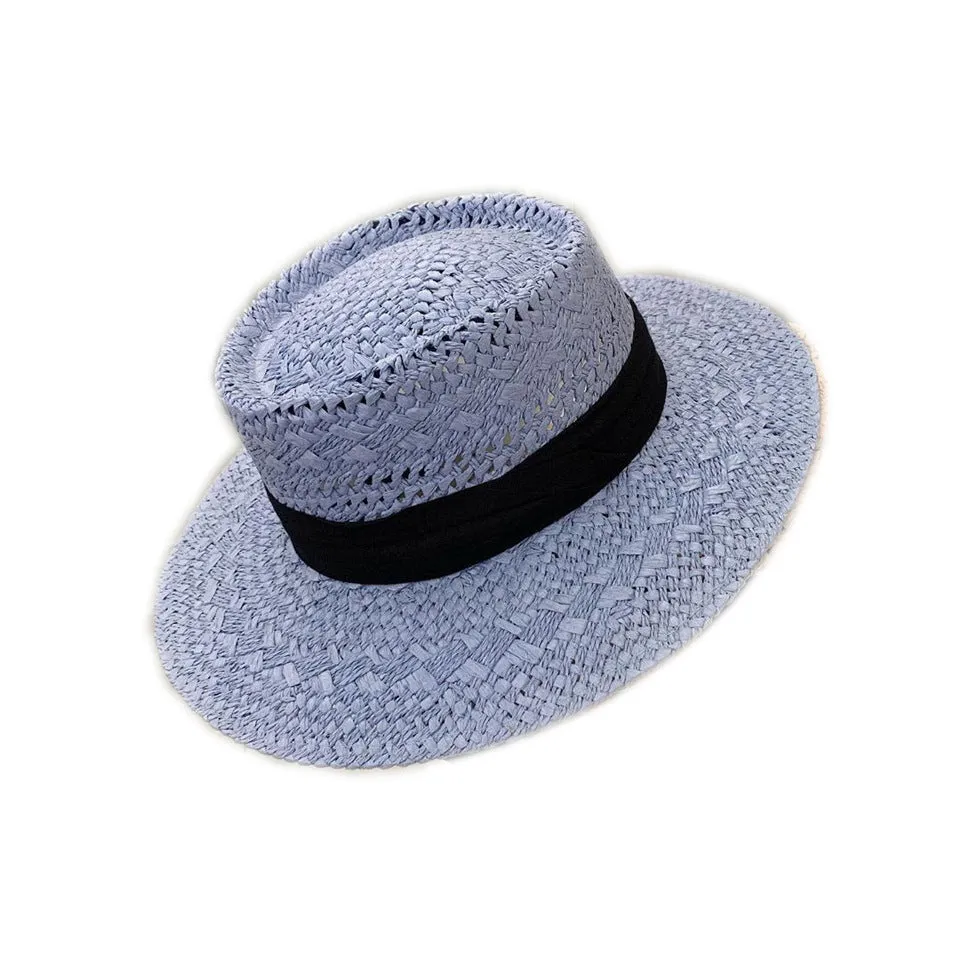 Vented Straw Panama Hat