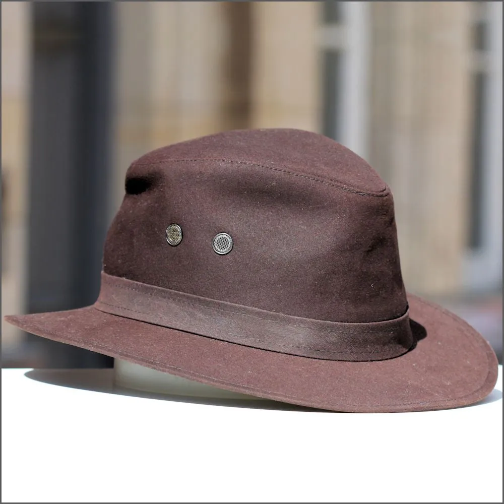 Wax Drifter Brown Hat 