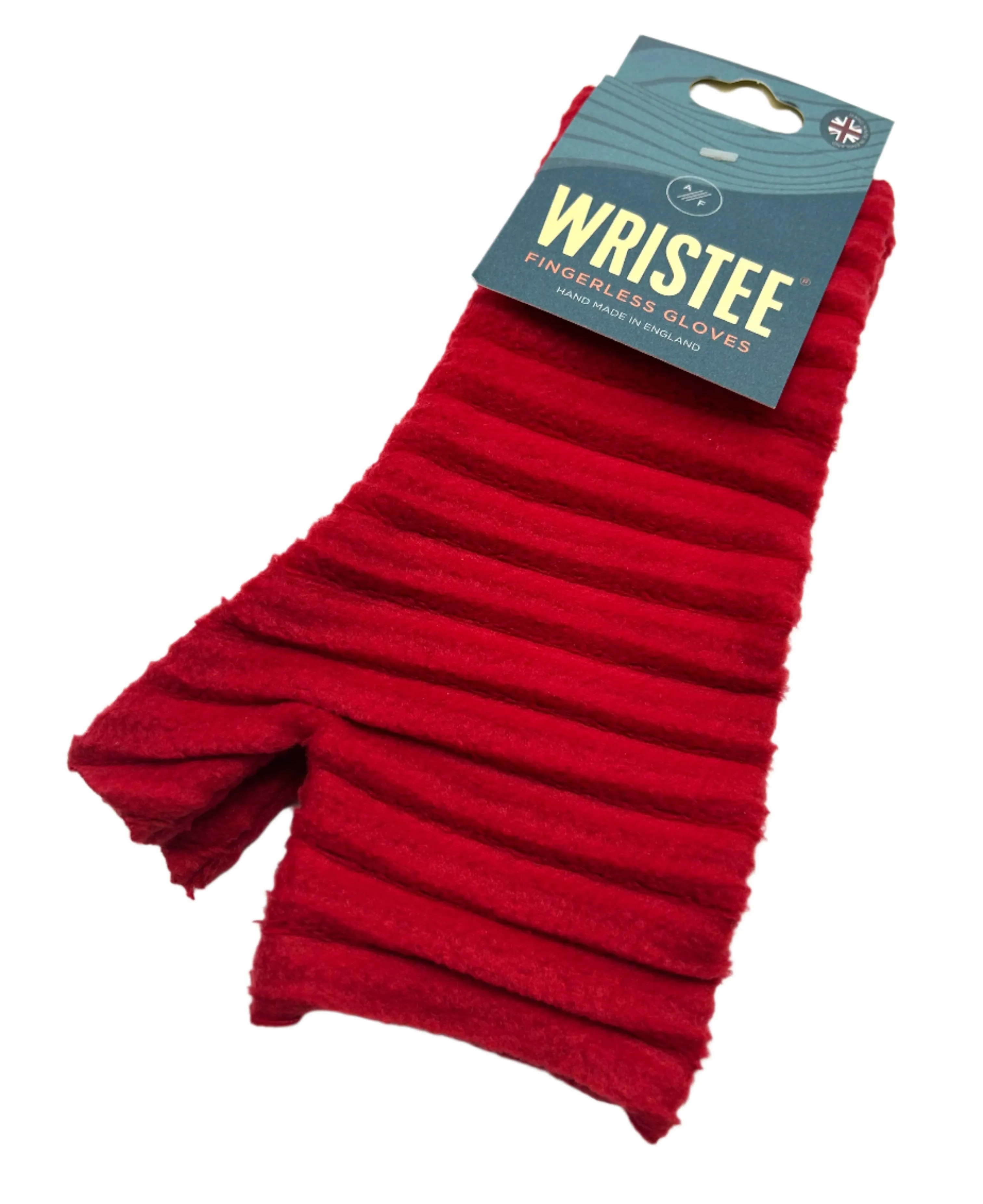 Wristees® Fingerless Gloves - with thumbs - Red