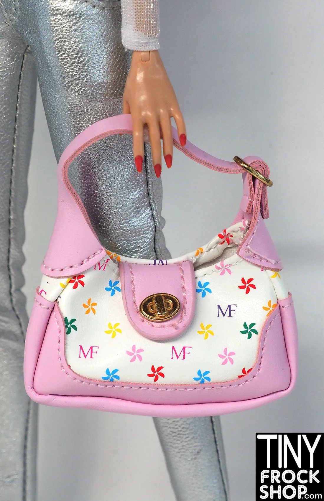 Zuru Mini Brands Fashion Pink White Color Print Bag Series 1